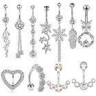 Ring Navel Bar Belly Ring Belly Piercing Navel Piercing Belly Button Rings