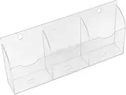 Multi-Functional Wall-Mounted Phone Holder Storage for Remote Control Office Supplies Acrylic Design