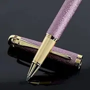 Bociyer Rollerball Liquid Ink Pens,Best Luxury Ball Pen Gift Set for Women,Black Ink Fancy Pen Refillable for Executive Office,Professional,pretty pens,cool pens,Nice cute Designer Pens(Pink)