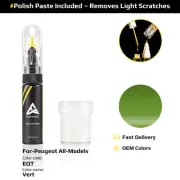 Touch Up Paint For Peugeot All Models EQT Vert With Polish Paste
