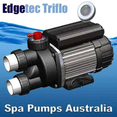 Spa Pump Edgetec Triflo Eezi-Touch 1.5 HP Model 6124 Spa Pumps Australia