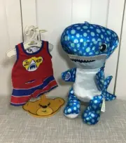 NEW Build A Bear Whale Shark Week Plush 17" Tall with new outfit