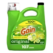 Gain Liquid Laundry Detergent, Original Scent, 107 Loads, 154 fl oz