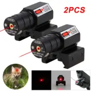 Mini Red Laser Beam Dot Sight 11/20mm Weaver Picatinny Rail For Hunt Gun Pistol
