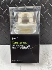 New Nike Football White Game Ready Lip Protector Mouthguard