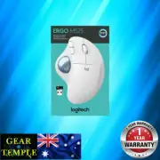 NEW Logitech ERGO M575 Bluetooth + 2.4Ghz Unifying Wireless Trackball White