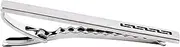 [Cudworth] Rhodium plated Black Printed Tie Bar