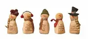 Inspirational Snowmen Snow Friends Stick Together Decor, 7-1/2-Inch