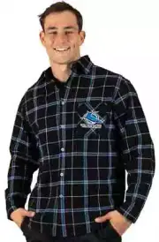 Cronulla Sharks 2024 NRL Mens Mustang Flannel Shirt Sizes S-7XL BNWT