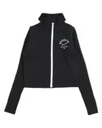 Miss Mango Girls Stripe Zip Jacket, Black, Size 14