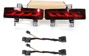 Full Lens LED Rear Reflector Bumper Fog Light Assembly kit for Honda CRV CR-V 2020 2021 2022,Turn Signal Light&Brake Light&Daytime Running Light,2 PCS PLUG AND PLAY