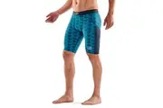 Skins Series-3 Men's Half Tights Battleship Wave Running Activewear