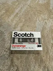 NEW SEALED SCOTCH DYNARANGE 120 3M BLANK AUDIO CASSETTE TAPE