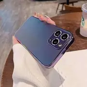 Lens Film Dust Screen Plated Magnetic Suction PC Men's and Women's Phone Cases Suitable for iphone14 13 12 11 Pro Max,Purple,for iPhone 11