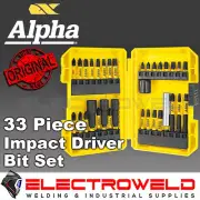 ALPHA ThunderMAX 33 Pce Impact Driver Drill Bit Set, 3 in 1 Magnetic, TMDSET-33