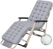 Balcony Office Relaxing Chair Sun Loungers Deck Chairs Reclining G Relaxer Recliner Sunbed Foldable Adjustable for Patio Outdoor Camping Beach, Comfo