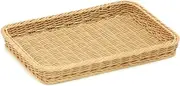 Icon Chef BPA-Free Waterproof Handwoven Bread Tray - Rectangle Large (40x30x5cm)