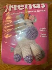 Leisure Arts Crochet Friend Animals and Others Crochet Kit, Unicorn 8", Complete