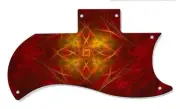 SG Half Face 61 RI Re-Issue Pickguard Gibson Graphical Guitar Single Abstract 10