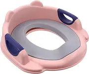 Kisangel 1Pc Toilet Seat Cushion Potty Training Ring with Skid Design Easy to Clean Comfortable Bear Backrest Suitable for Boys for Home Use