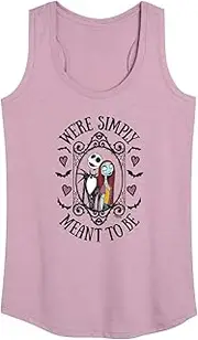 [Disney] The Nightmare Before Christmas - We're Simply Meant to Be - Women's Racerback Tank Top