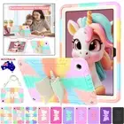 For Samsung Galaxy Tab A9 Plus 11.0" X210 Kids Shockproof Strap Stand Case Cover