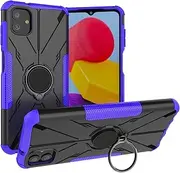 [YBROY] Case for Sony Xperia 1 V, Soft TPU + Hard PC, Full Body Rugged Shockproof Case, Stand Function, Anti-Scratch Cover for Sony Xperia 1 V.(Blue)