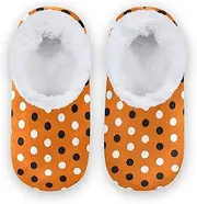 [Caihoyu] Kids Girls Boys Closed Back House Slippers Coral Fleece Non-Slip Comfy Slippers Hotel Travel Bedroom Airplane Party