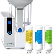 AquaTru Classic Countertop Water Filtration Purification System for PFAS & Other Contaminants with Exclusive 4-Stage Ultra Reverse Osmosis Technology (No Plumbing or Installation Required) | BPA Free
