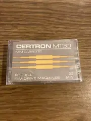 Certron MT30 Mini Casette For Rim Drive Machines 30 Minutes NEW Sealed