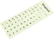 LRXIYODE 1 Sheet Glow Dark Keyboard Stickers Replacement Stickers for Laptop Desktop Easy to Use Deform Resistant for Typing Enthusiasts Suitable for Home Office School