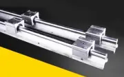 New 2Pcs*SBR12-1500mm Linear Bearing Rail Slide Guide Shaft with 4Pcs*Blocks