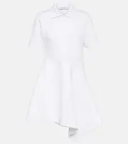 [JW Anderson] JW Anderson Asymmetric knitted minidress UK 14 white