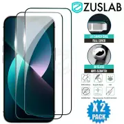 For Apple iPhone 13 Pro Max mini Zuslab Full Tempered Glass Screen Protector X2