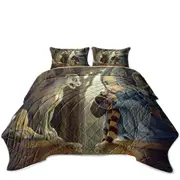 Fantasy Art Alannah and the Gargoyle Coverlet