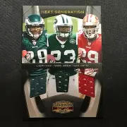 2009 Gridiron Gear MCCOY GREEN COFFEE Next Generation TRIPLE Jersey Card # /250