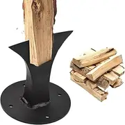 Manual Wood Splitter, Heavy Duty Firewood Splitter with Ax Blade Design, Small Firewood Starter Splitter for Fire Pit, Pizza Oven, Fireplace