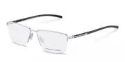 Porsche Design P8399 B Men's Glasses Silver Size 57 - Private Health Rebate - Blue Light Block Available