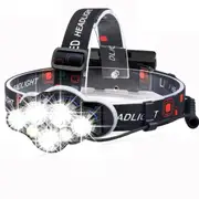 Ozoffer 8 LED T6 Headlamp Headlight Torch Rechargeable Flashlight Work Light (omit the 650000LM)