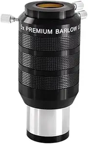 Barlow Eyepiece Double Color Differences Astronomical Telescope Accessories 1.25 2 in 5X