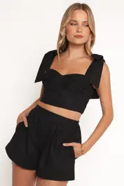 [PUP3] Benji Short Set - Black XS black