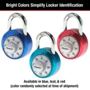 Master Lock 1561DAST Locker Lock Combination Padlock, 1 Pack, Colors May Vary