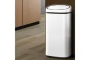 Automatic 68L Motion Sensor Bin Rubbish Hands-free operation White by Devanti