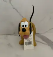 Walt Disney Pluto Poseable Vinyl Plastic Action Figure Mickey's Dog 7"