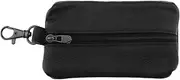 SING F LTD Car Leather Key Zipper Card Bag Car Keycase Heavy Duty Leather Key Wallet Key Pocket Accessories for Men Women 12x7cm Black