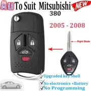 Remote Car Key Shell Case Fob Suitable for Mitsubishi 380 2005 - 2008 4Buttons