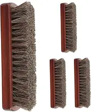 iplusmile Long-Lasting Horsehair Shoe Brush Boot Polish Brush for Shoes and Car Upholstery Cleaning