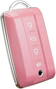 Car Remote Key Fob Cover Car Key Case Suitable for Wall GWM Wey Tank 300 Key Shell Cover Secure Protection Durable, Pink