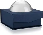 Sumnacon Crystal Magnifying Glass Dome -4'' Crystal Magnifier Dome, Fuctional Paperweight/Photography/Decoration, Reading Aid for Blueprints, Maps, Small Fine Print Etc