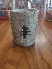 Woodsy Pine Trees Toothbrush Holder